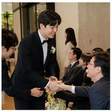 입장하는 순간부터 괜히 제가 다 뭉클했어요.